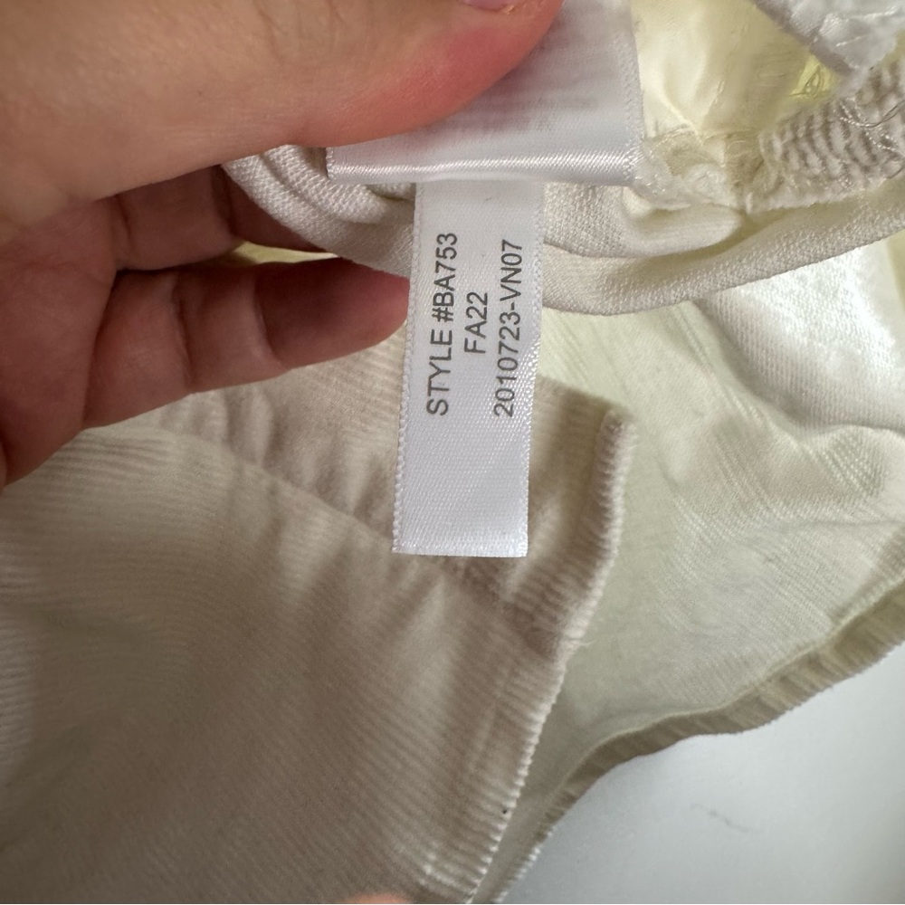 J.Crew Ivory Corduroy Shacket XXS Cotton Stretch Pocket Layer Jacket - Picture 6 of 7